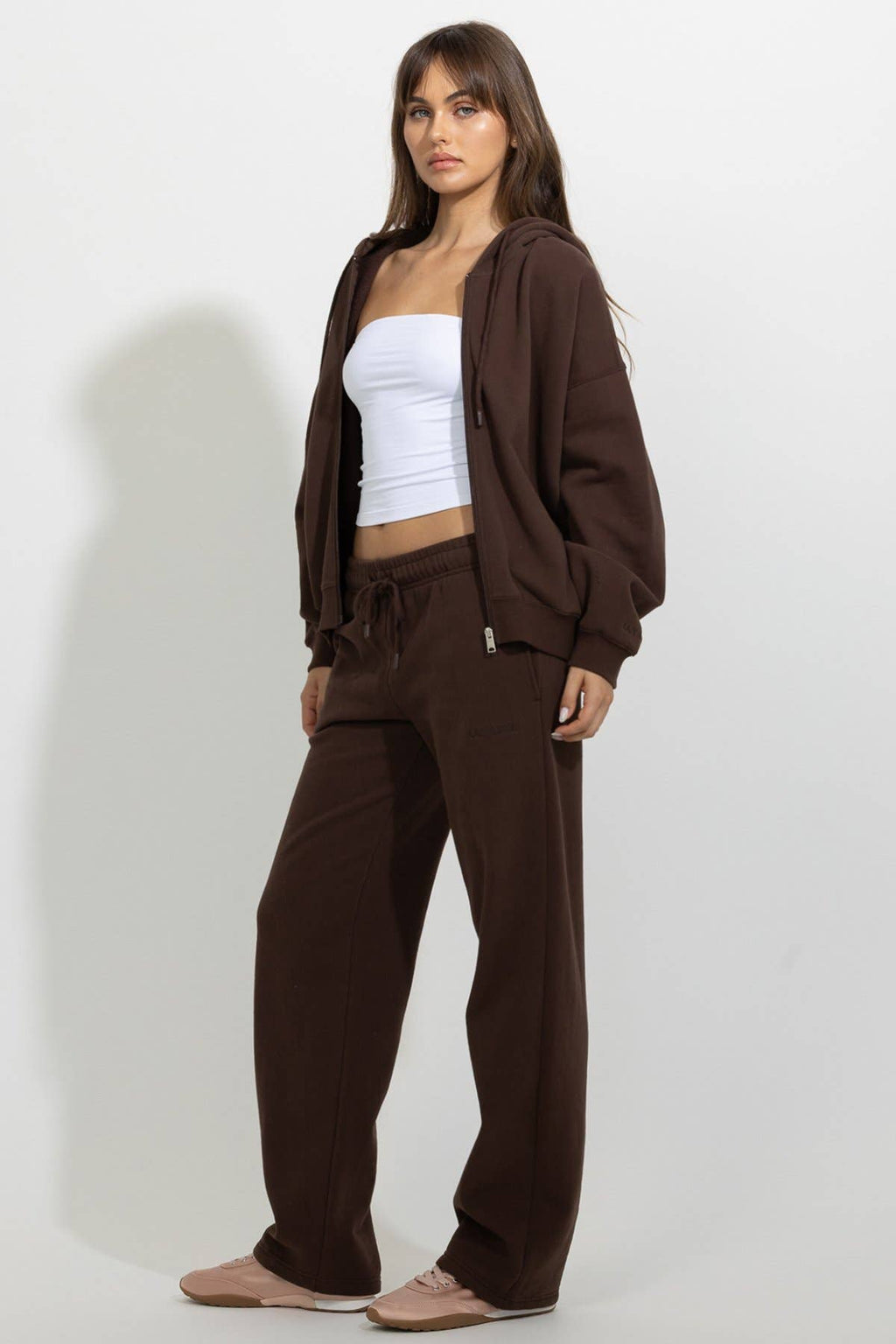 LS STRAIGHT LEG FLEECE SWEATPANTS (60247JFT0758EM973)