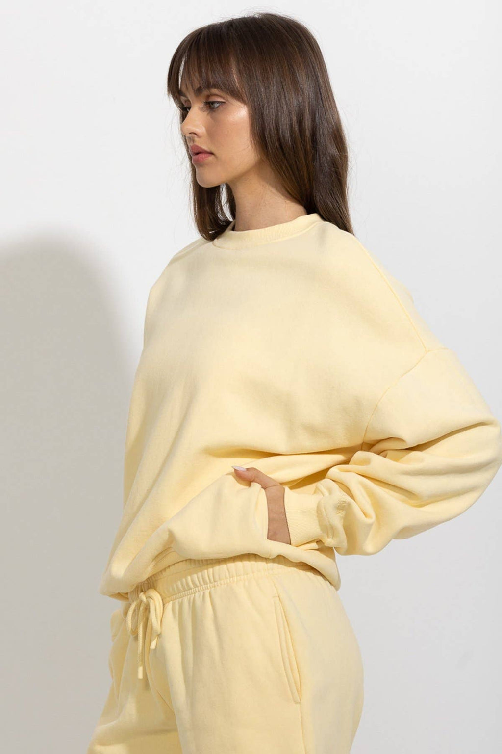 LS OVERSIZED CREWNECK SWEATSHIRT (21266JFT0758EM973)