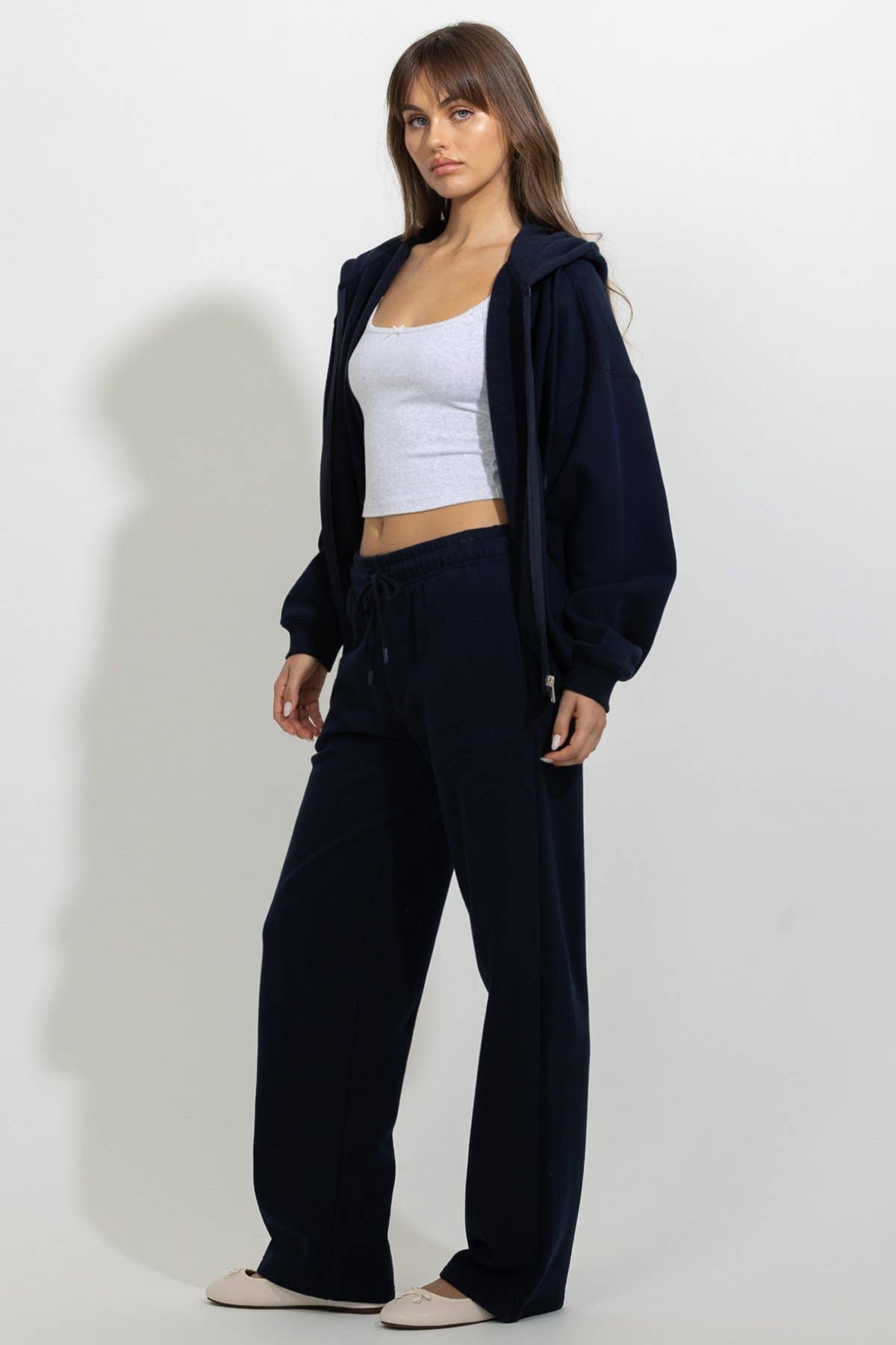 LS STRAIGHT LEG FLEECE SWEATPANTS (60247JFT0758EM973)