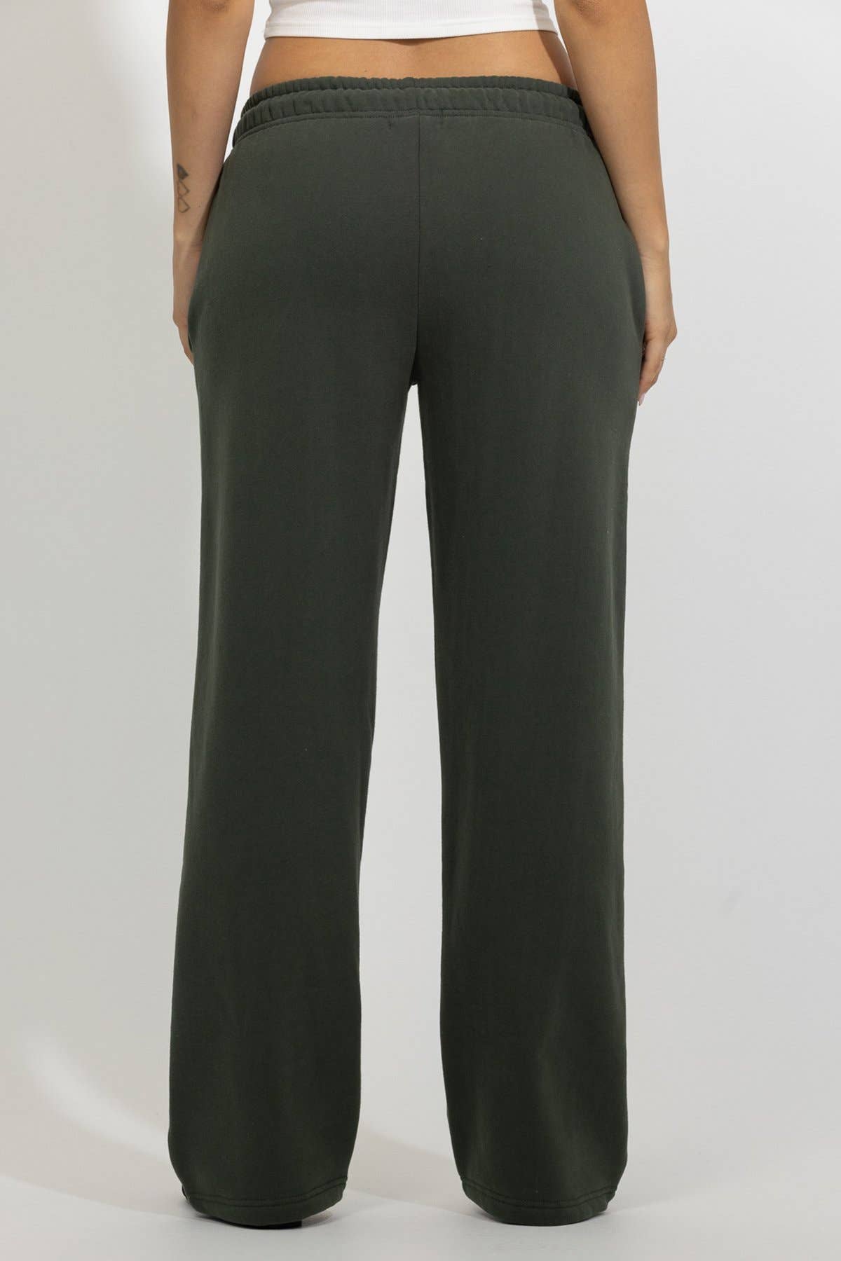 LS STRAIGHT LEG FLEECE SWEATPANTS (60247JFT0758EM973)