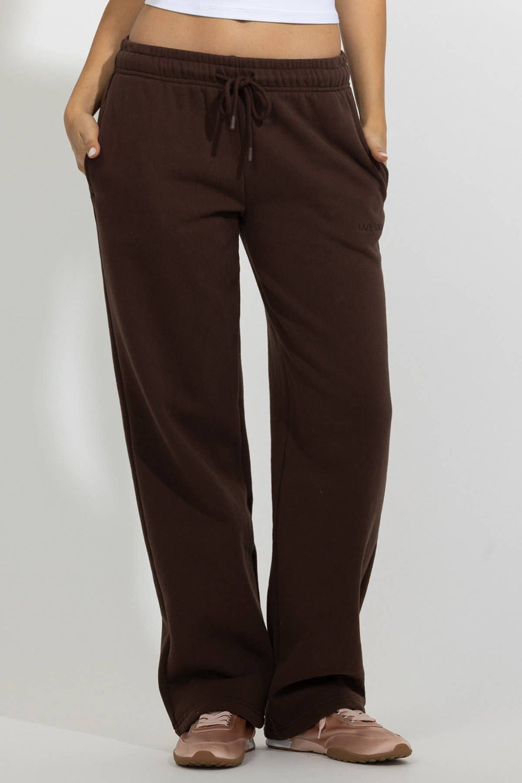 LS STRAIGHT LEG FLEECE SWEATPANTS (60247JFT0758EM973)