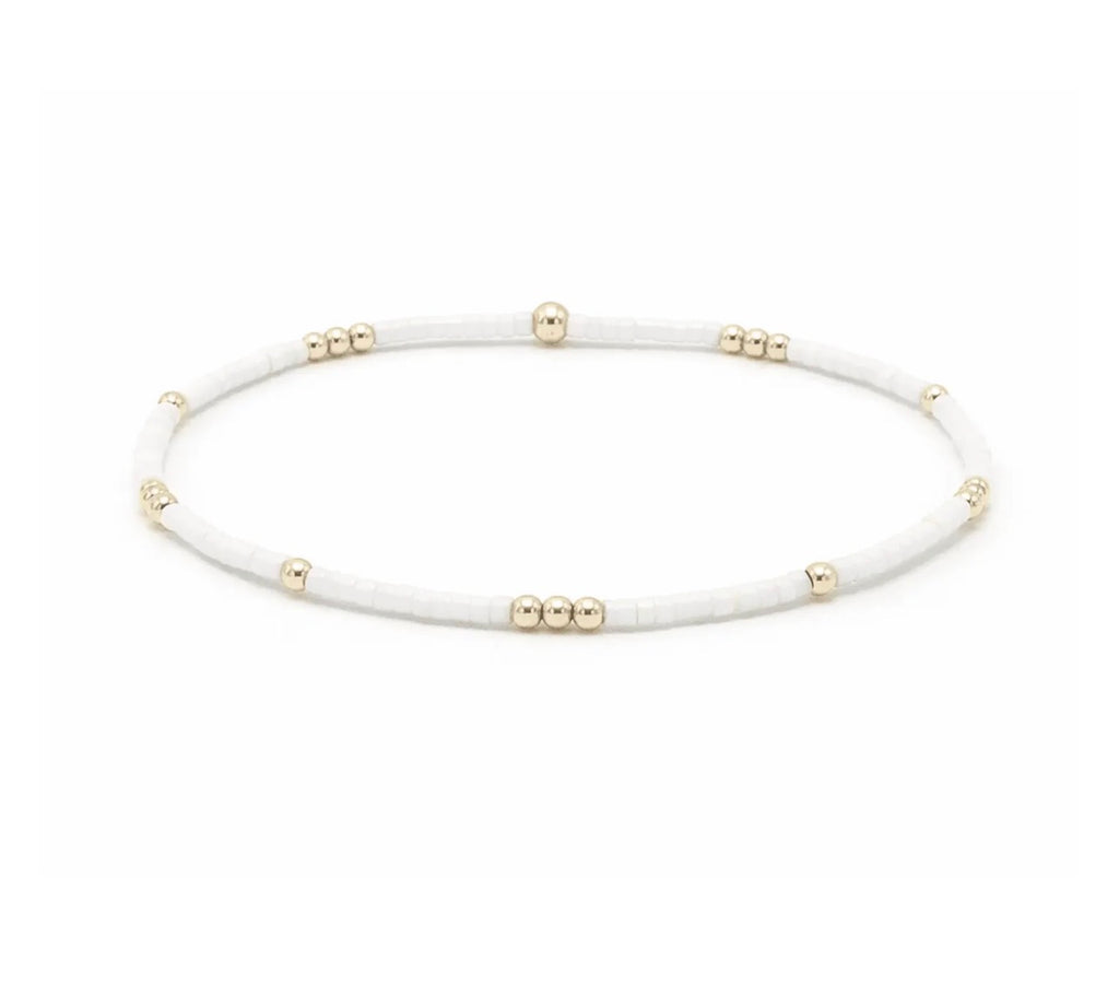2mm Newport COTTON + Gold Filled Waterproof Bracelet
