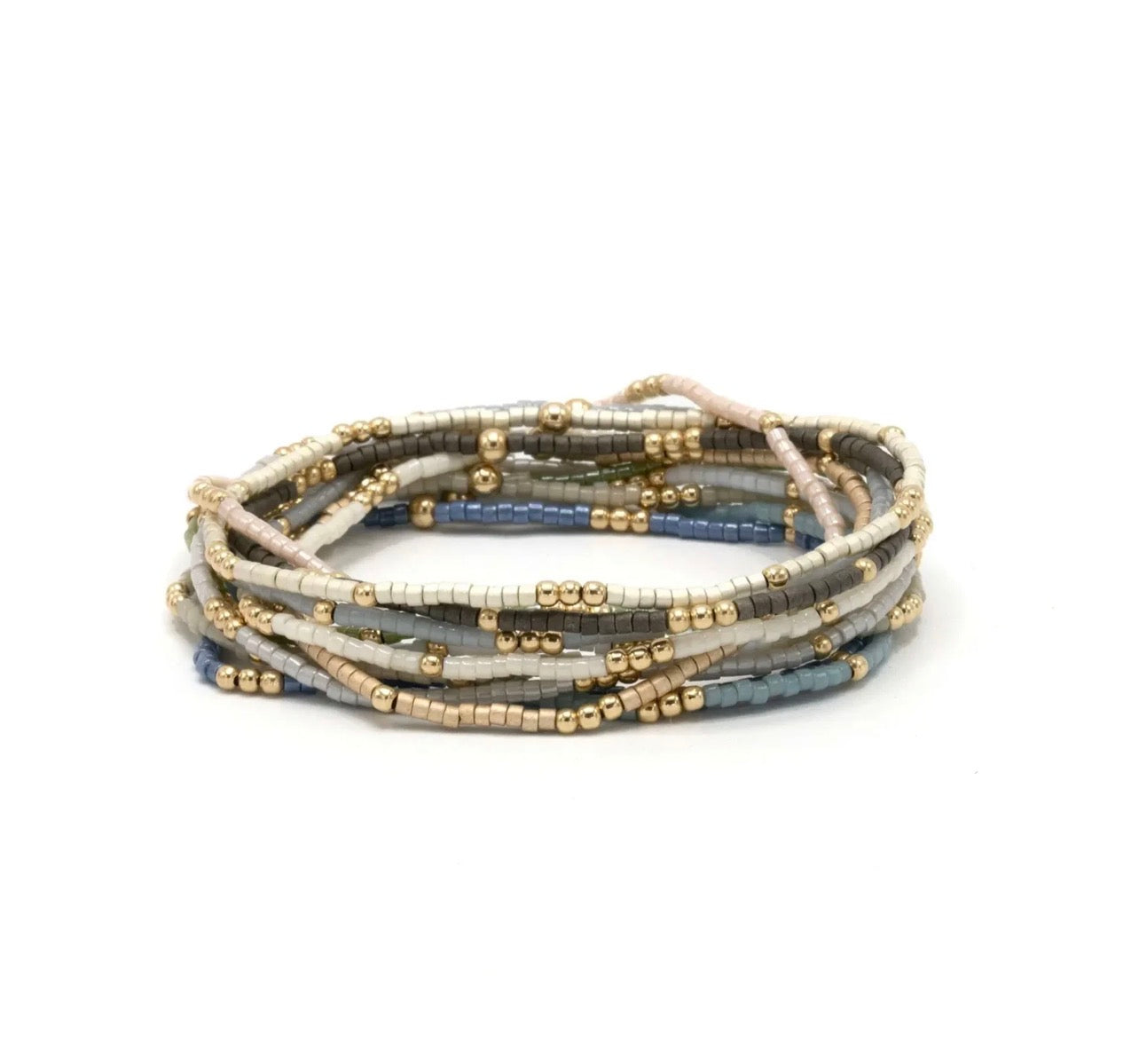 2mm Newport COTTON + Gold Filled Waterproof Bracelet