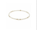 Game Day - Pearl, White & Gold-Filled Waterproof Bracelets