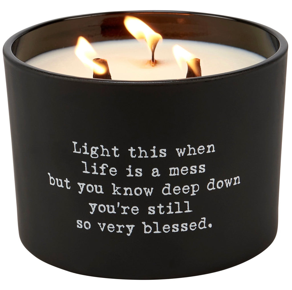 Blessed Poetry Candle