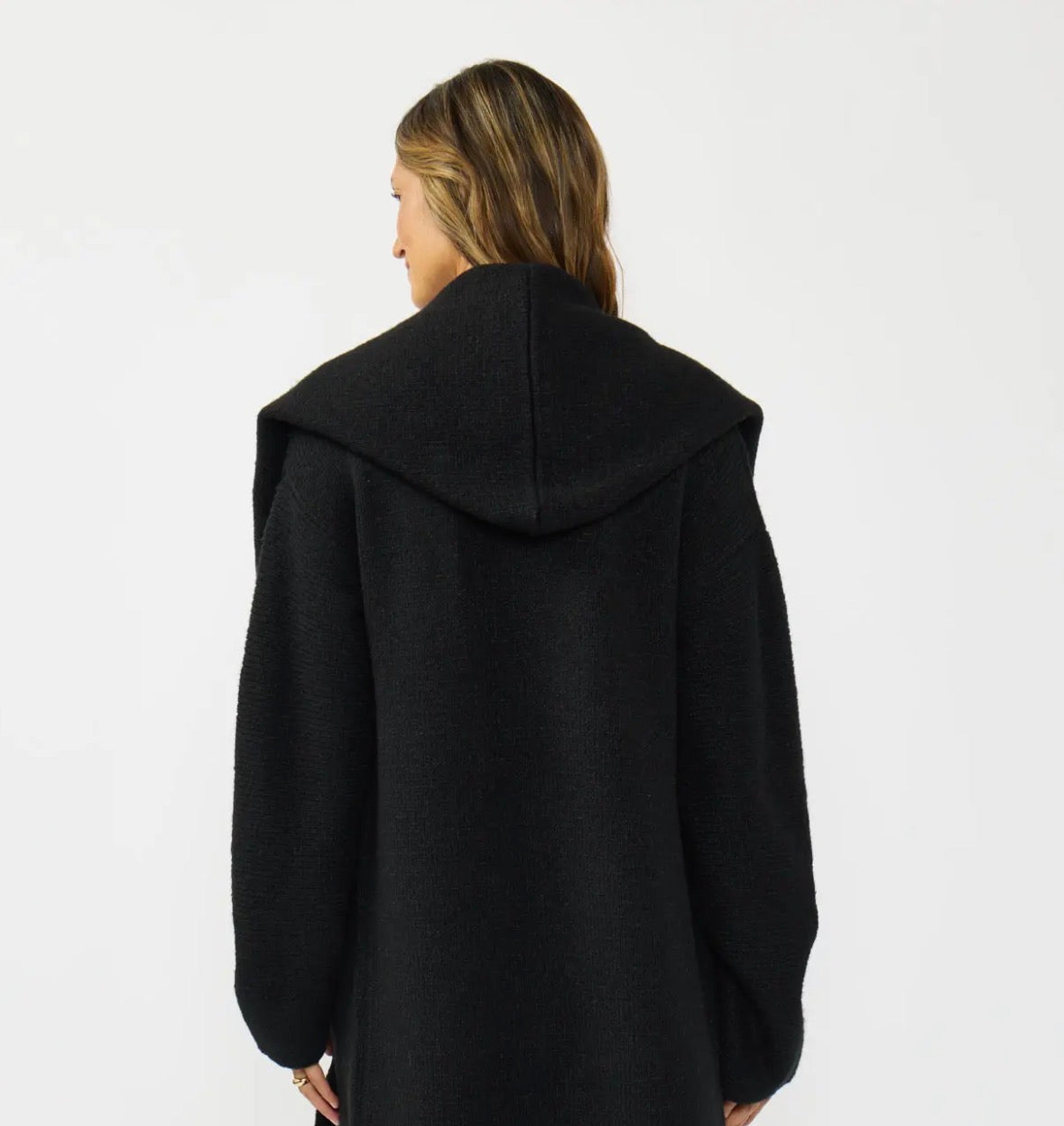 Cozy Oversized Two Pocket Hooded Cardigan