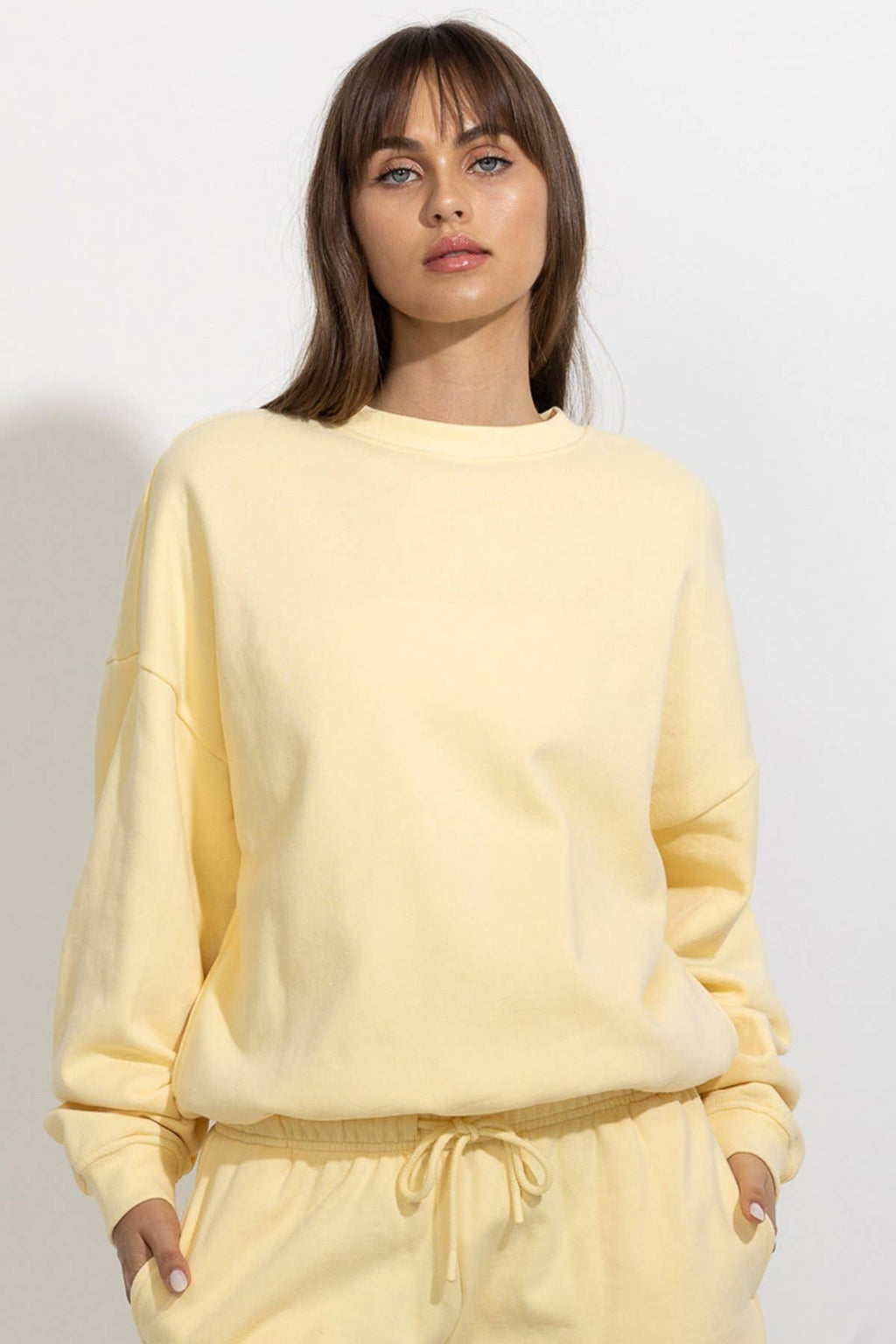 LS OVERSIZED CREWNECK SWEATSHIRT (21266JFT0758EM973)