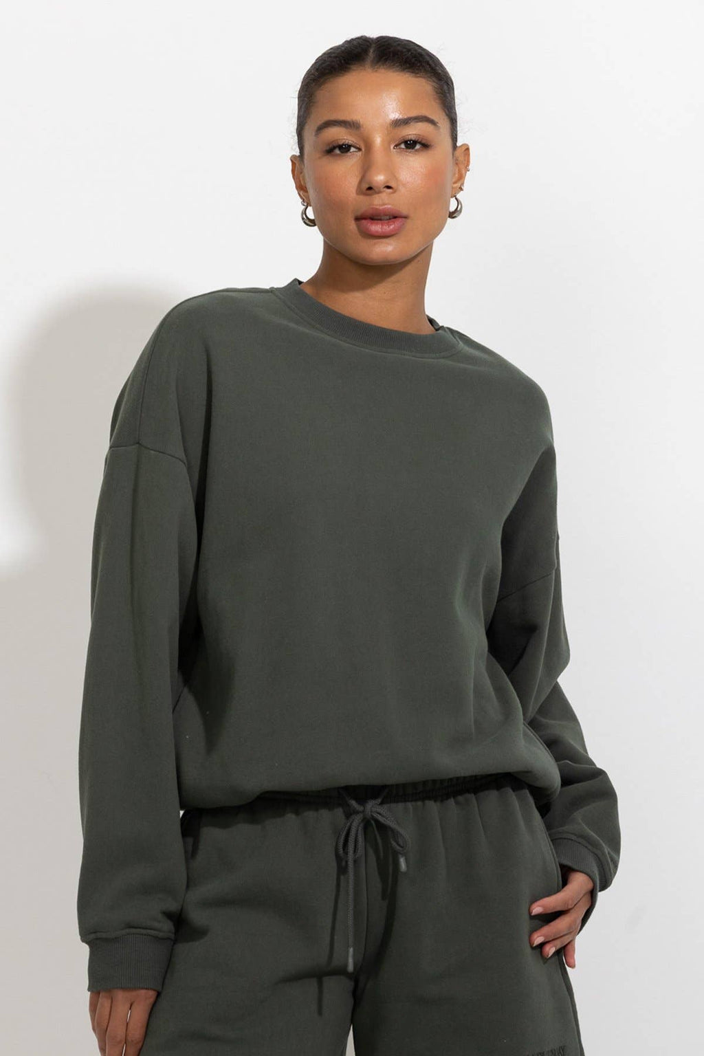 LS OVERSIZED CREWNECK SWEATSHIRT (21266JFT0758EM973)