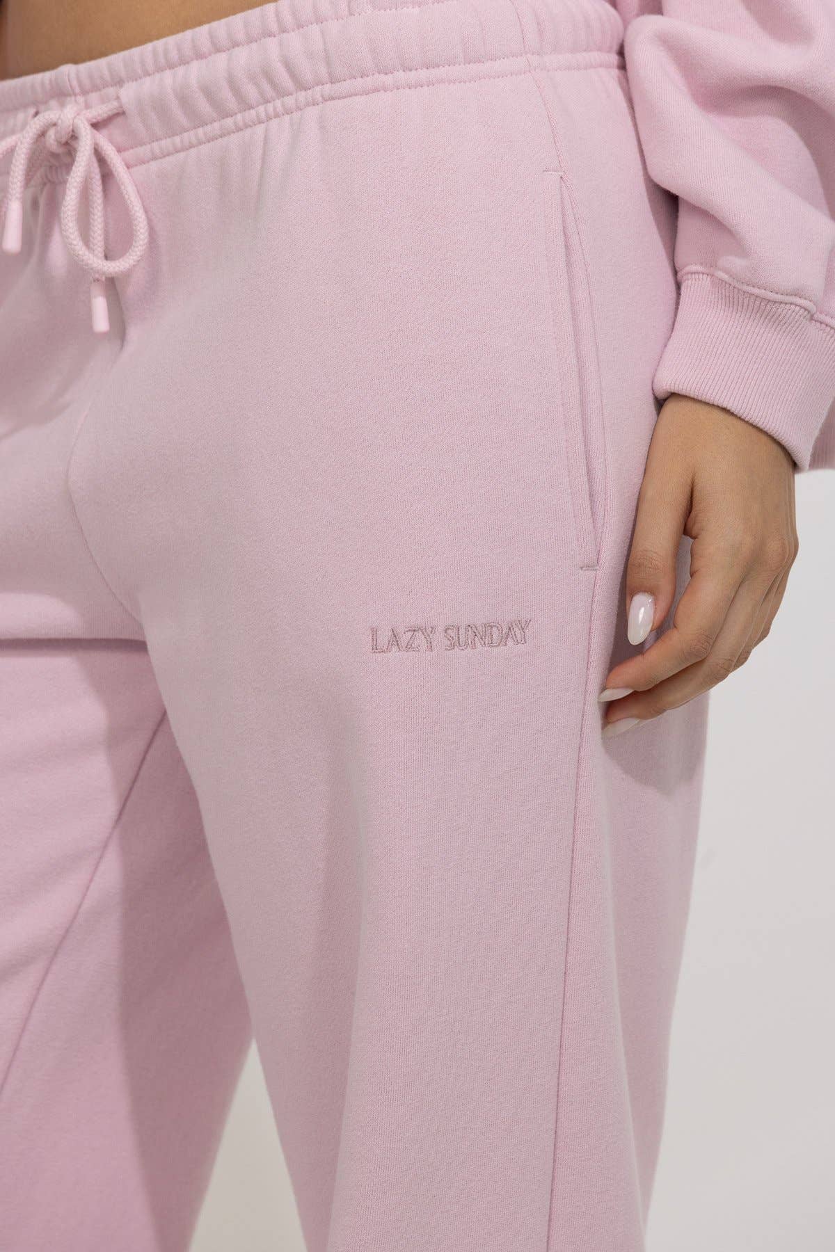 LS STRAIGHT LEG FLEECE SWEATPANTS (60247JFT0758EM973)